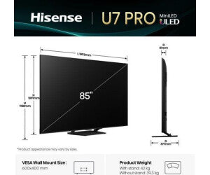 Hisense U7Q Pro 85U7Q (85 Zoll)