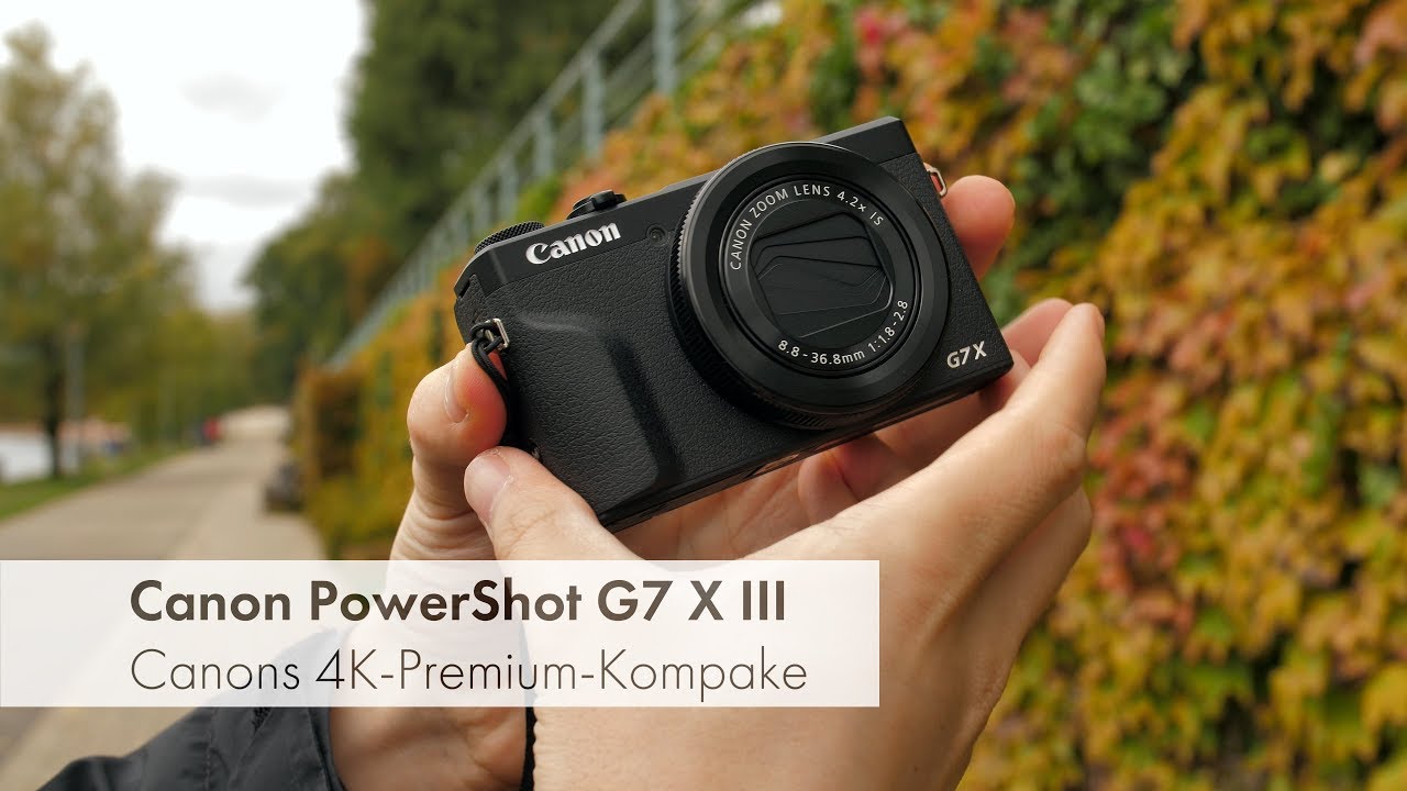 Canon PowerShot G7X Mark III schwarz