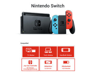 Nintendo Switch neon-rot/neon-blau (neue Edition)