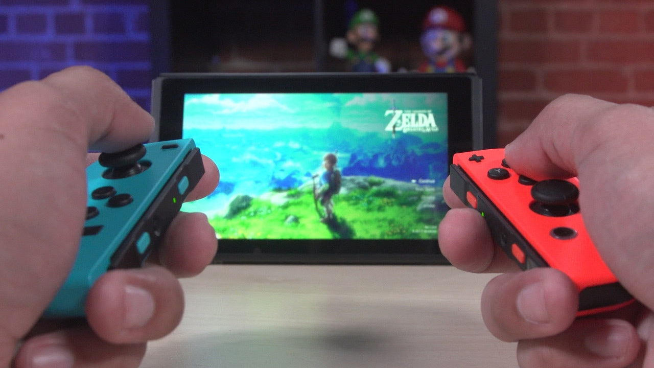 Nintendo Switch neon-rot/neon-blau (neue Edition)