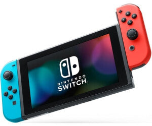 Nintendo Switch neon-rot/neon-blau Sports Set + 12 Monate Online