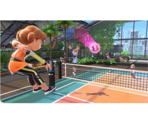 Nintendo Switch neon-rot/neon-blau Sports Set + 12 Monate Online