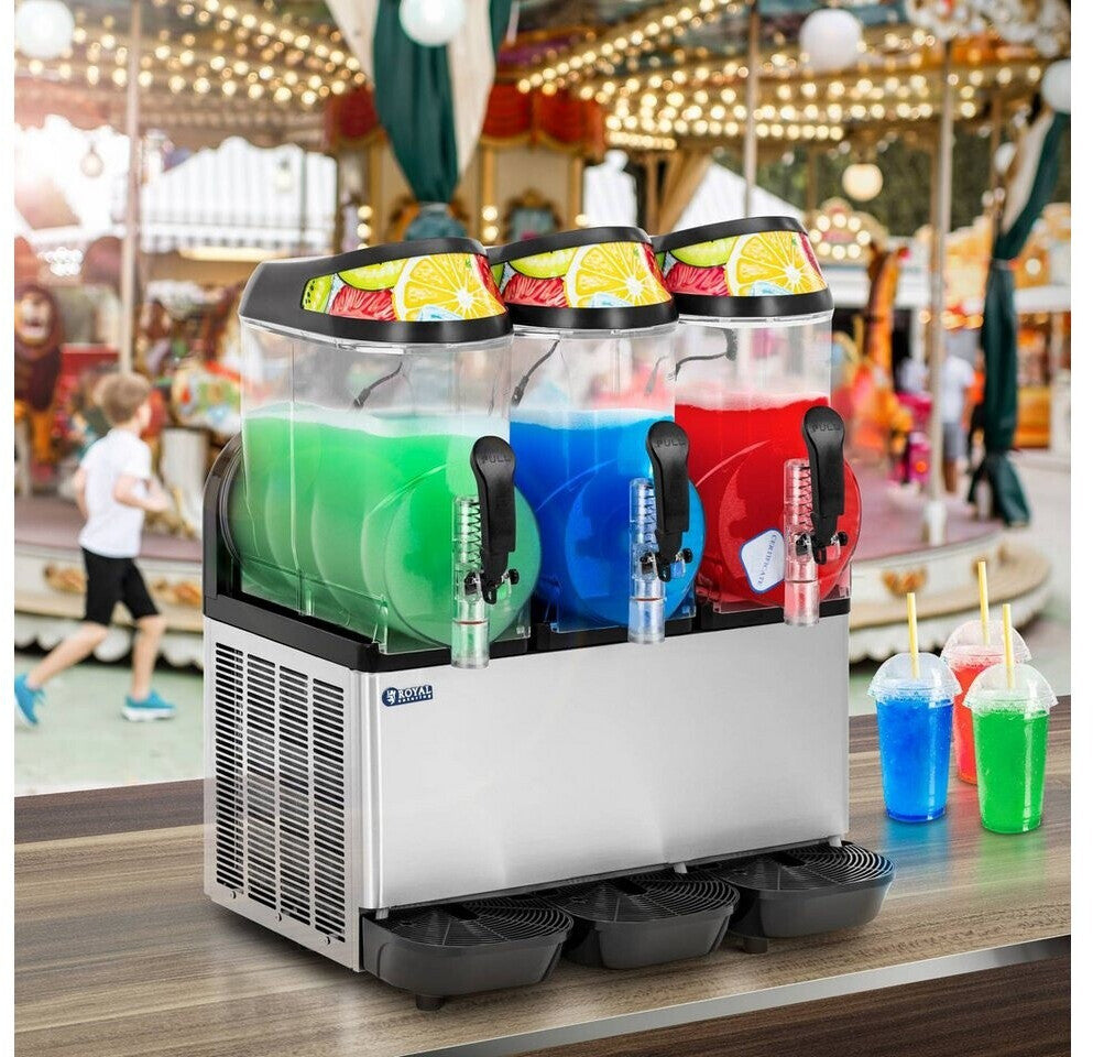 Royal Catering Slush-Maschine 3 x 12 L (RCSL 3/12A)