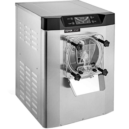 VEVOR Kommerzielle Harte Eismaschine 3,5-4,4 UK Gallonen/H Edelstahl Eisbereiter