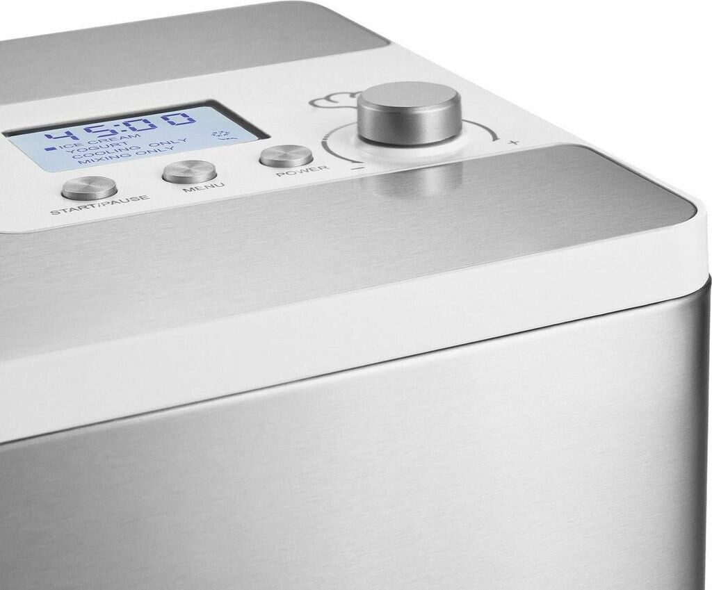 Springlane Elisa 2-in-1 Eismaschine und Joghurtbereiter silber