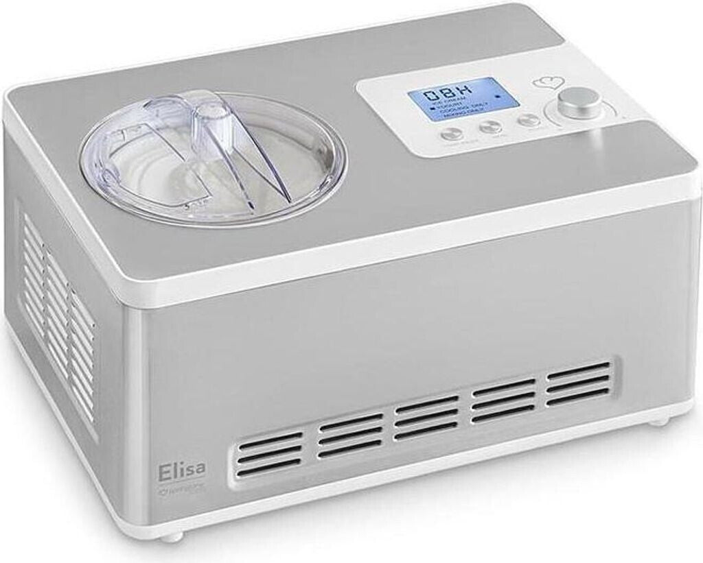Springlane Elisa 2-in-1 Eismaschine und Joghurtbereiter silber