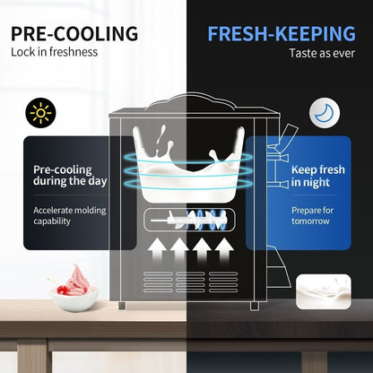 VEVOR Commercial Ice Cream Maker 2200W