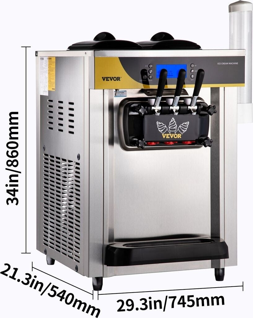 VEVOR Commercial Ice Cream Maker 2200W