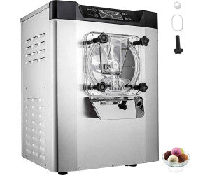 VEVOR Kommerzielle Harte Eismaschine 3,5-4,4 UK Gallonen/H Edelstahl Eisbereiter